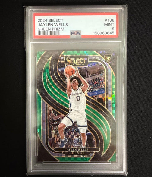 Nba 5 Select Jaylen Wells Green Prizm Psa9