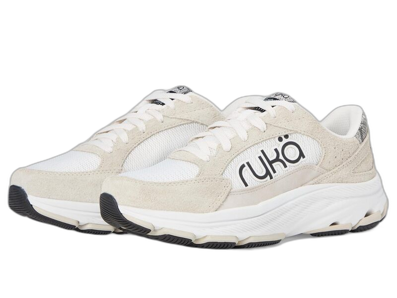 Sneakers Ryka Devotion X Max Classic Walking Shoe Snowline Taupe Fabric