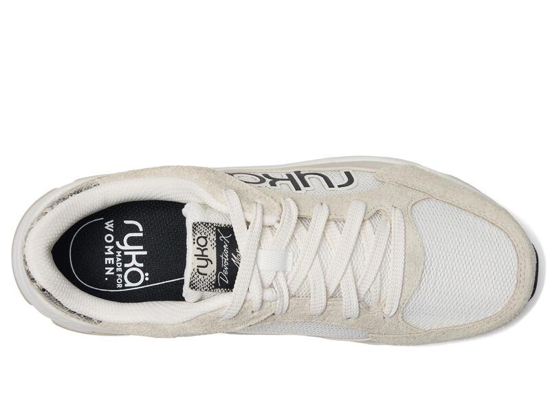 Sneakers Ryka Devotion X Max Classic Walking Shoe Snowline Taupe Fabric