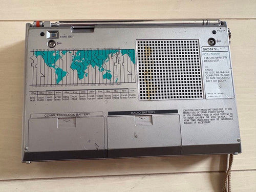 Sony Radios Radio Cassette Players Icf-7600D Fm Lw Mw Sw