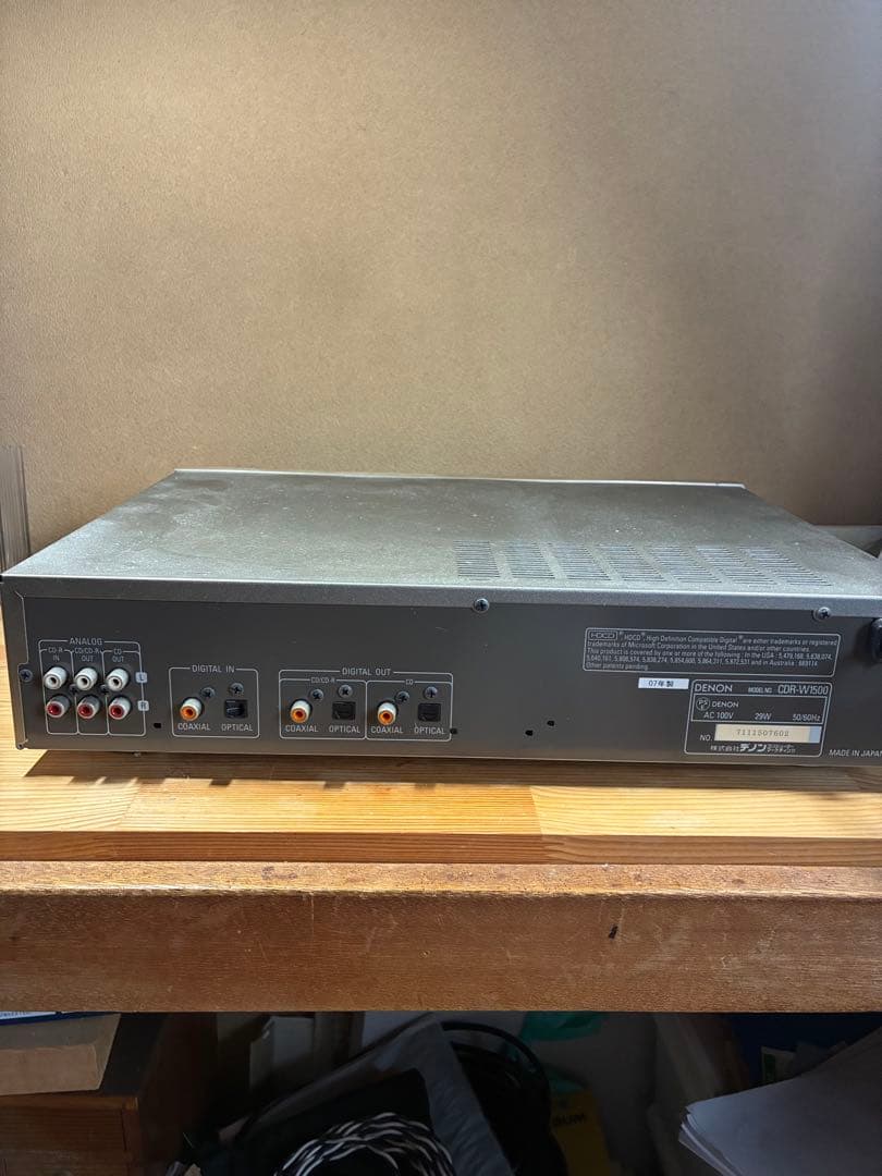 Denon Cd Sacd Players Cdr-W1500