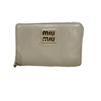 Miu Bi-Fold Wallet Miumiu Ic