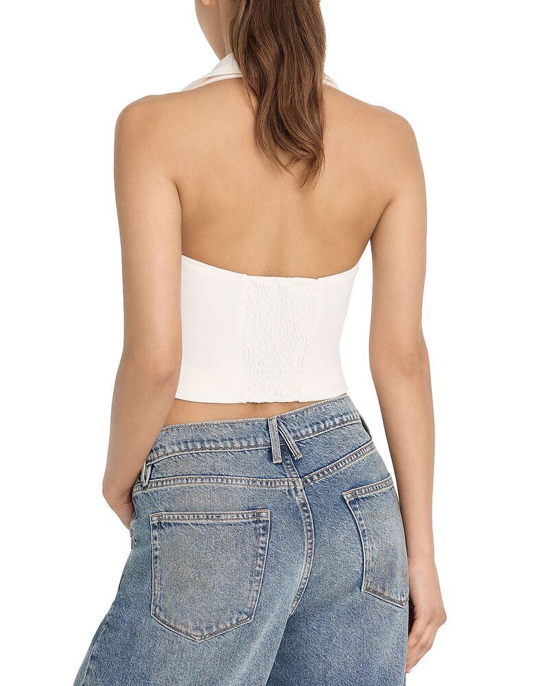 Jumper Blouson Good American Luxe Suiting Halter Vest Soft Shell