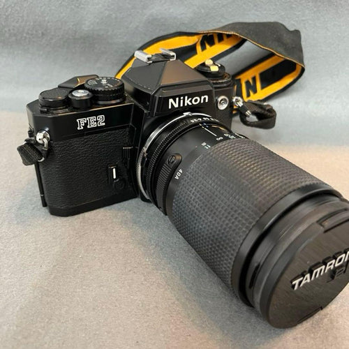 Nikon Slr Camera (Film) F Fe2 Tamron 70-210Mm