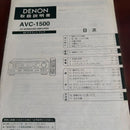 Denon Other Avc-1500 Av Dcd-755Re Cd