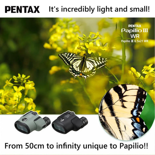 Binoculars Opera Glasses Pentax Papilio Iii 6.5X21 Wr Hd 1