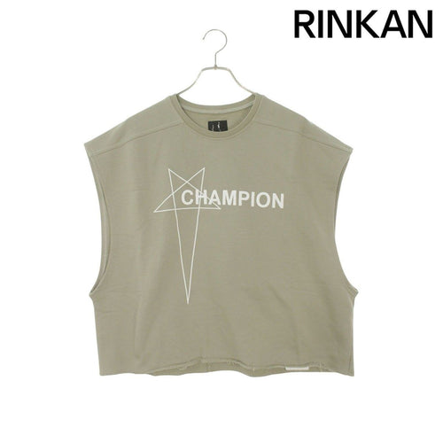 Rick Owens Tanktop Sleeves Tops Champion Cm01E1666-Chfe Xs