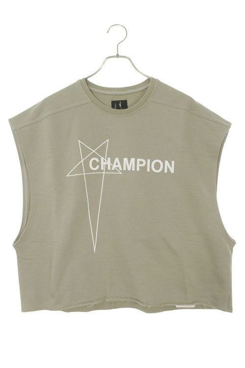 Rick Owens Tanktop Sleeves Tops Champion Cm01E1666-Chfe Xs