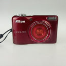 Nikon Compact Digital Camera Coolpix L30 Red