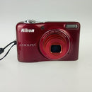 Nikon Compact Digital Camera Coolpix L30 Red