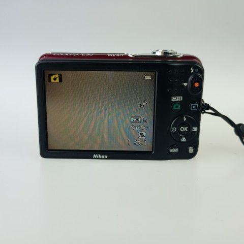 Nikon Compact Digital Camera Coolpix L30 Red