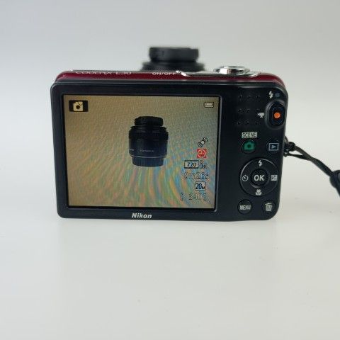 Nikon Compact Digital Camera Coolpix L30 Red