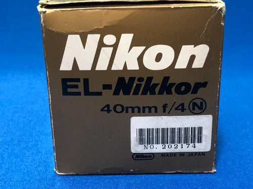 Nikon Lens (Single Focus) El-Nikkor F4