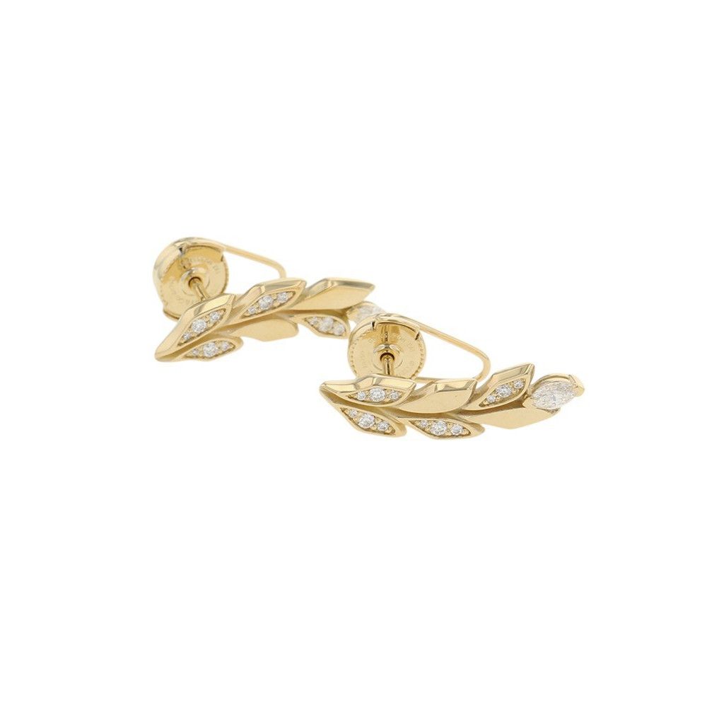 Tiffany Earrings (For Both Ears) 0.33Ct K18Yg Tiffany&Co.