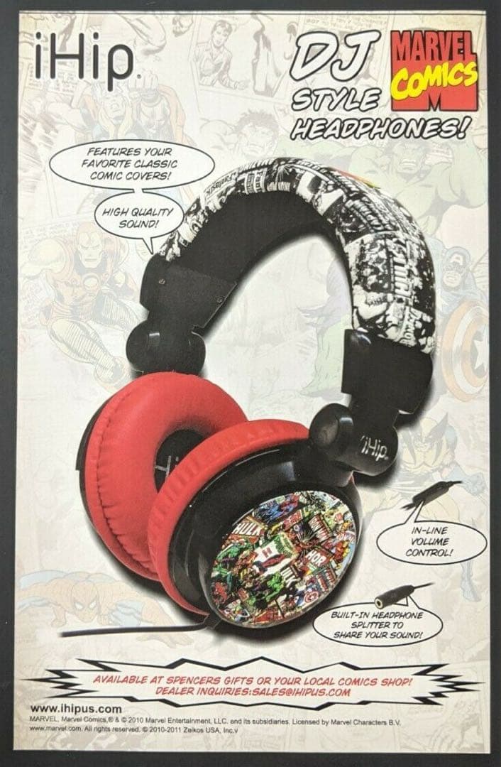 Marvel Wired Headphone Dj