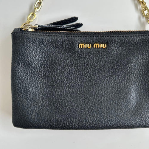 Miu Umhängetaschen Lederkette One Bag