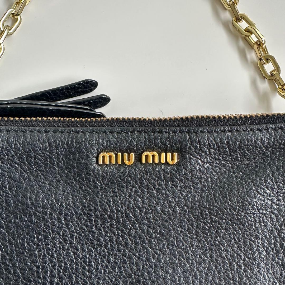 Miu Umhängetaschen Lederkette One Bag