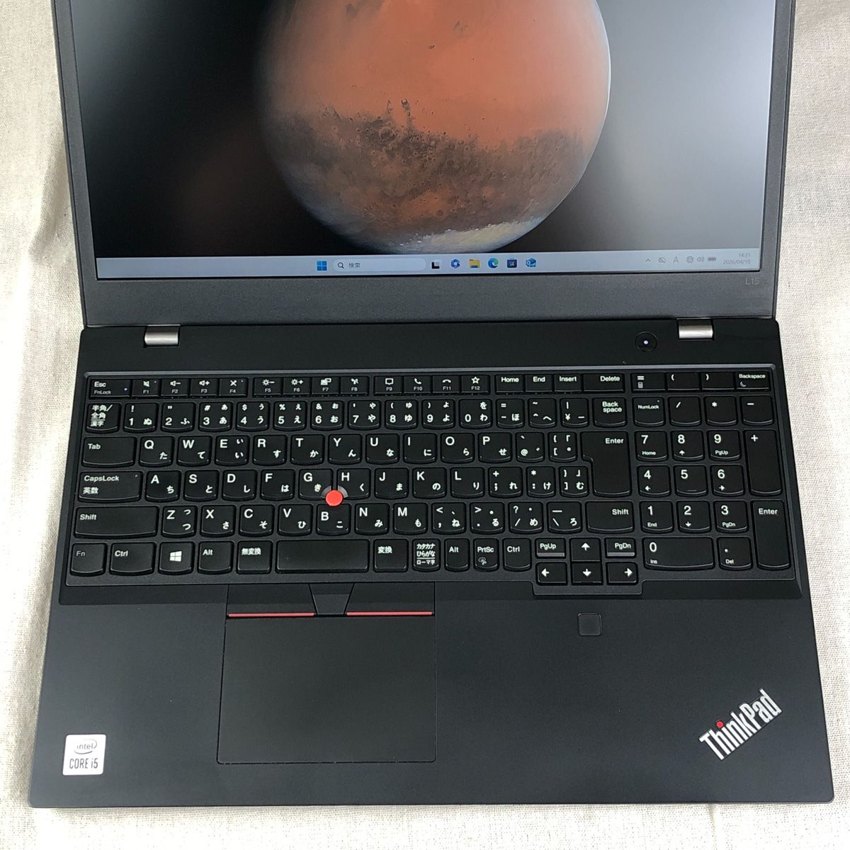 Lenovo Windows Notebook Body Thinkpad L15 Gen 1 I5-10310U 16Gb Ssd256Gb