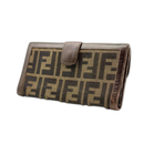 Fendi Long Wallet Zucca Pattern Vintage