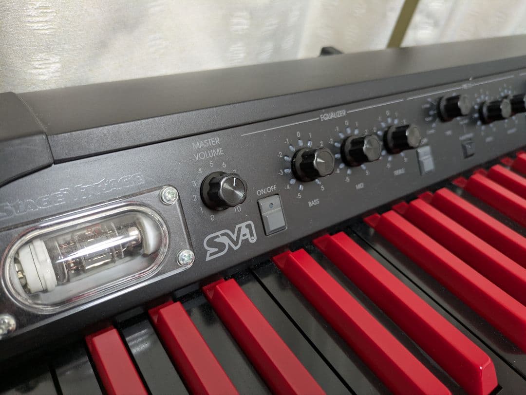 Korg Keyboard Electronic Piano Sv-1 73Keys Reverse Red