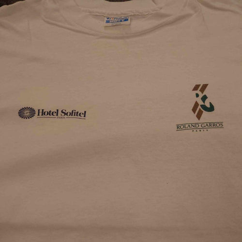 Hanes T -Shirt 90S Roland Garros Usa Xl 5141