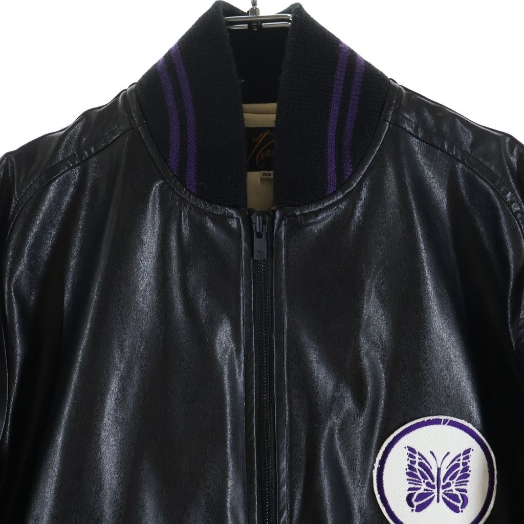 Needles Military Jacket Award Jacket-Faux Leather Hm078