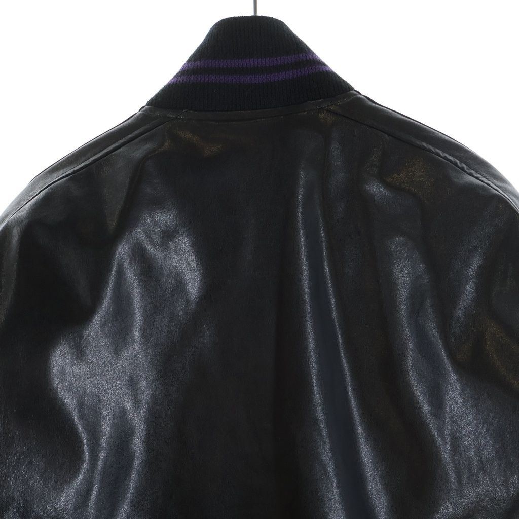 Needles Military Jacket Award Jacket-Faux Leather Hm078