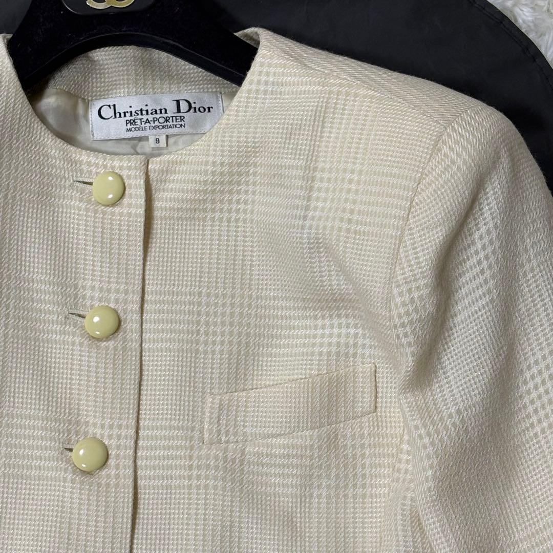 Christian Dior Collarless Jackets 9