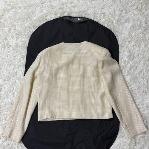 Christian Dior Collarless Jackets 9