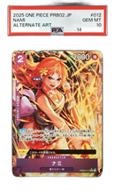 One -Piece Card Game Psa10 Prb02-012 Psa Nami