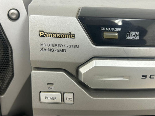 Panasonic Mini Component Systems Sa-Ns75Md Md Cd