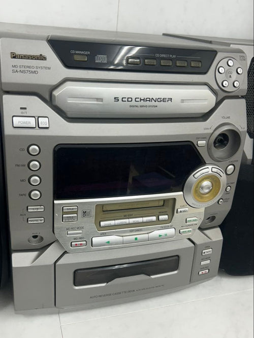Panasonic Mini Component Systems Sa-Ns75Md Md Cd