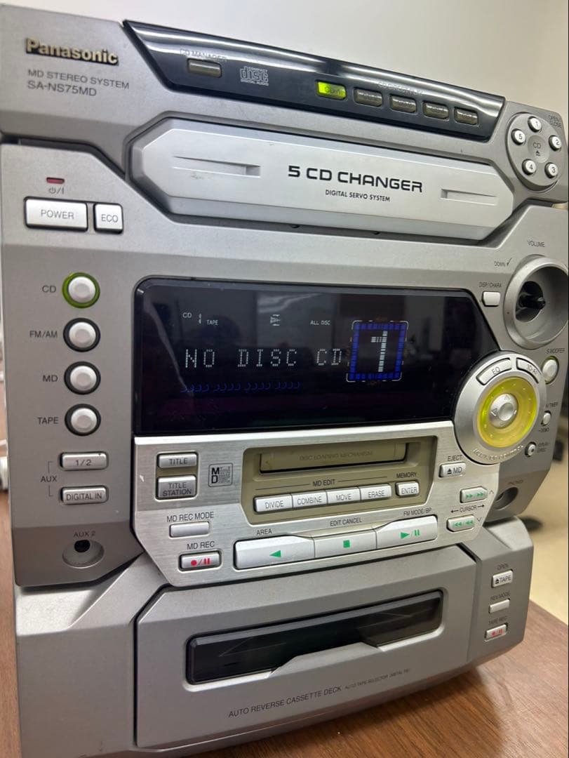 Panasonic Mini Component Systems Sa-Ns75Md Md Cd