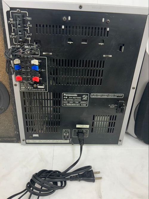 Panasonic Mini Component Systems Sa-Ns75Md Md Cd