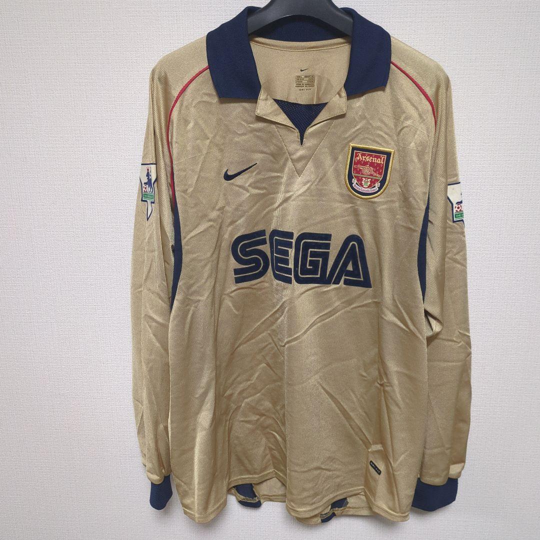Nike Shirt Arsenal 01/02 Sega Away