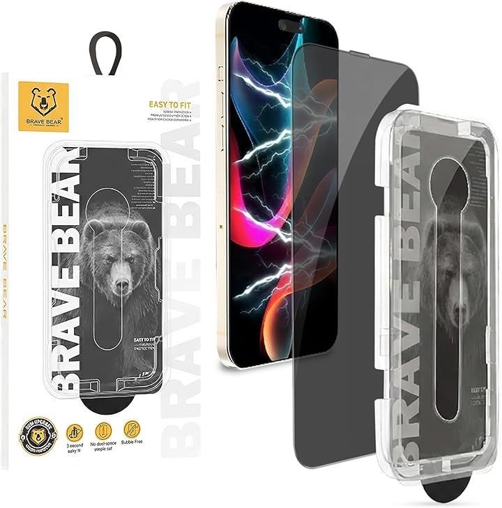 Others Premium Glass Film Brave Bear Iphone 16)