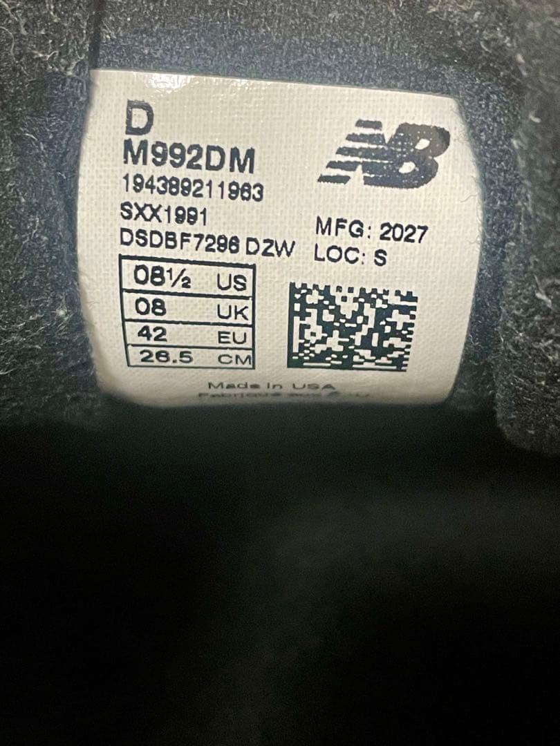 New Balance Sneakers M992Dm Usa