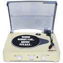 Record Player Body Gadhouse Brad Retro Ivory Gad001003Iv