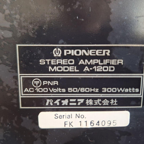 Premium Amplifier Pioneer A-120D