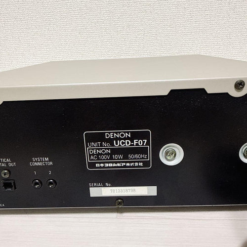 Denon Cd, Md Cassette Decks 2862 Ucd-F07