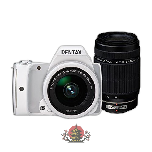 Digital Slr Ricoh Pentax K-S1 300 [Dal18-55Mm Dal55-300Mm] 300Wzoom Kit White