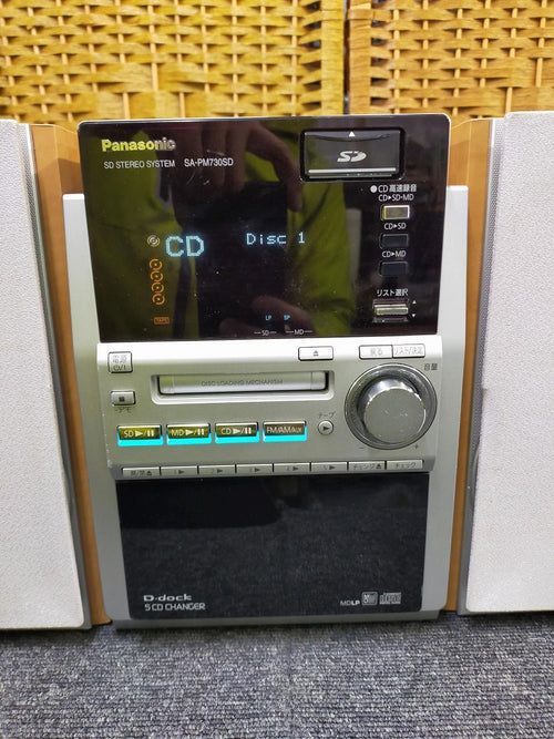 Others Panasonic Sa-Pm730Sd 5Cd Mdlp Sd Cd Md Ok