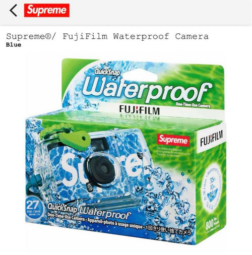 Supreme Disposable Camera Fujifilm Waterproof