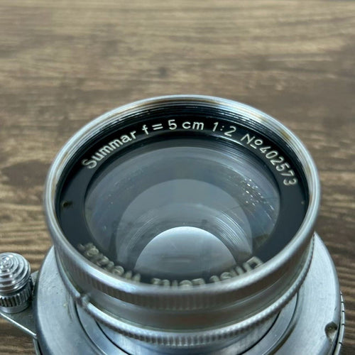 Lens (Zoom) Leica Ernst Wetzlar Summar F 1 2