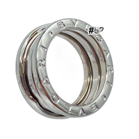 Bvlgari Ring B.Zero1 K18Wg 750Wg #52 S 2 12 6D096