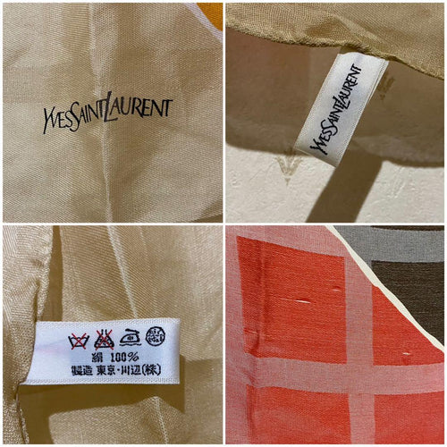 Yves Saint Laurent Bandanas Thin Scarves