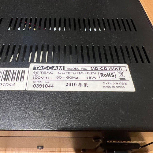 Other Tascam Md-Cd1Mkii Cd Md