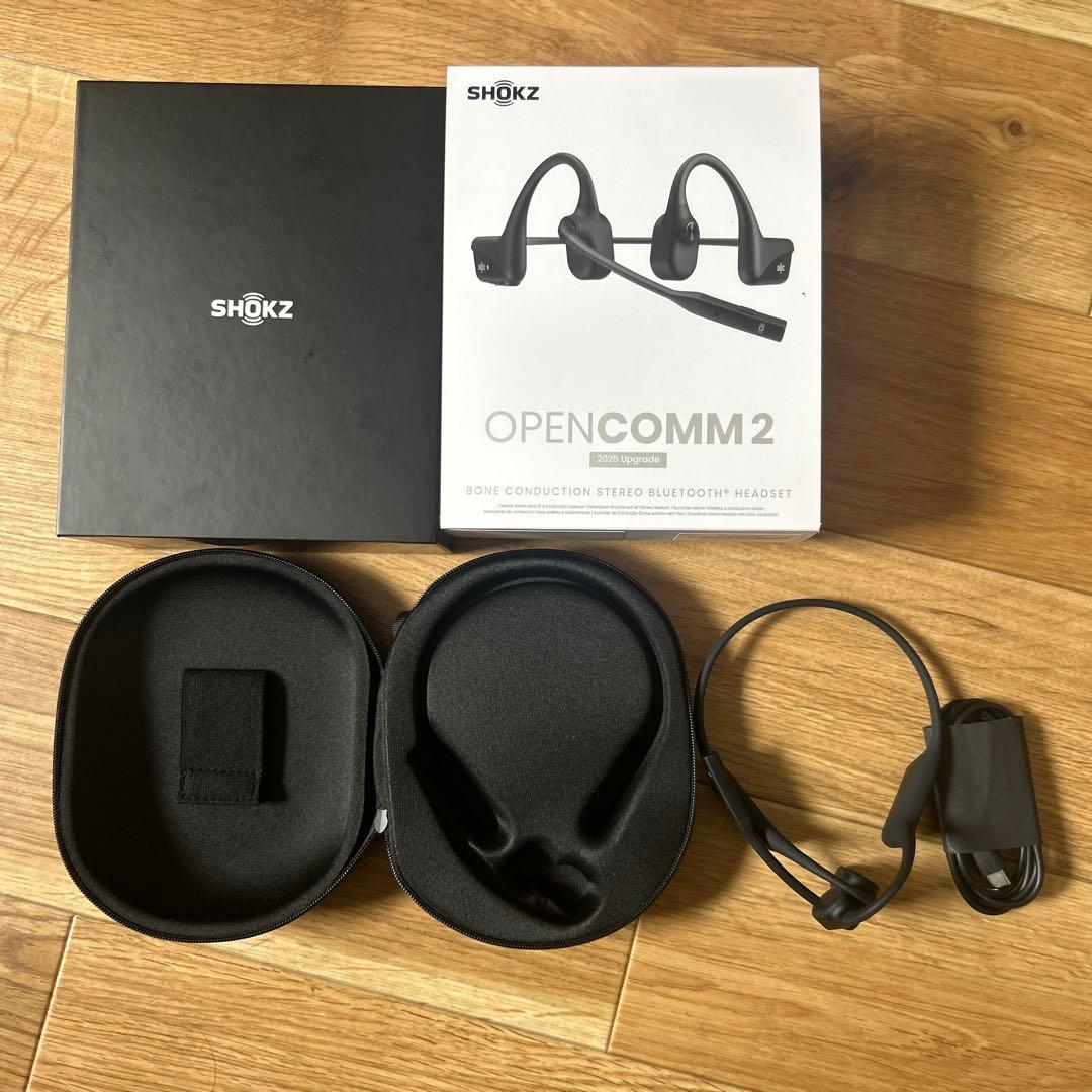 Shokz Bone-Conduction Earphones Opencom2 2025 Upgrade