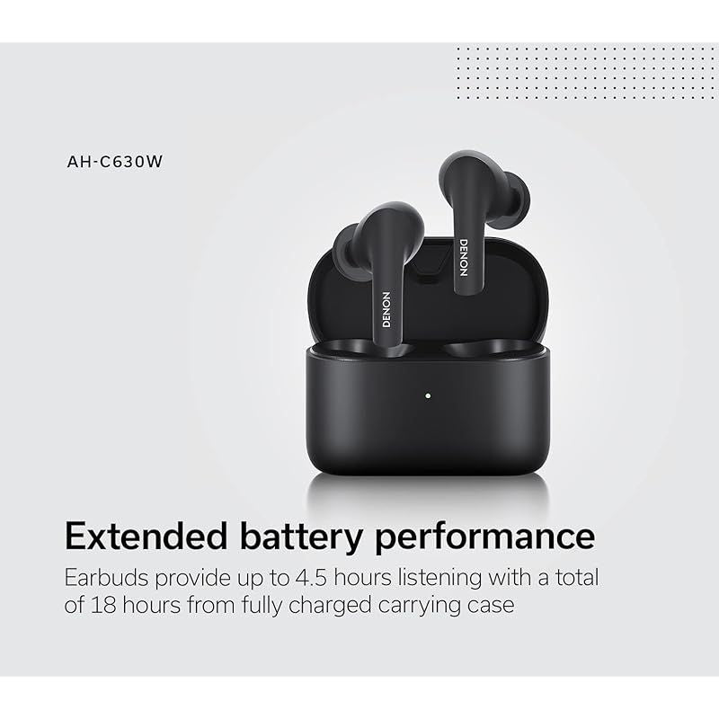 Wireless Earphone Denon Ahc630W Ahc630Wbkem 0