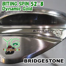 Bridgestone Wedge Biting Spin 52-8/Dynamic Gold/X100/52[143471] Gold